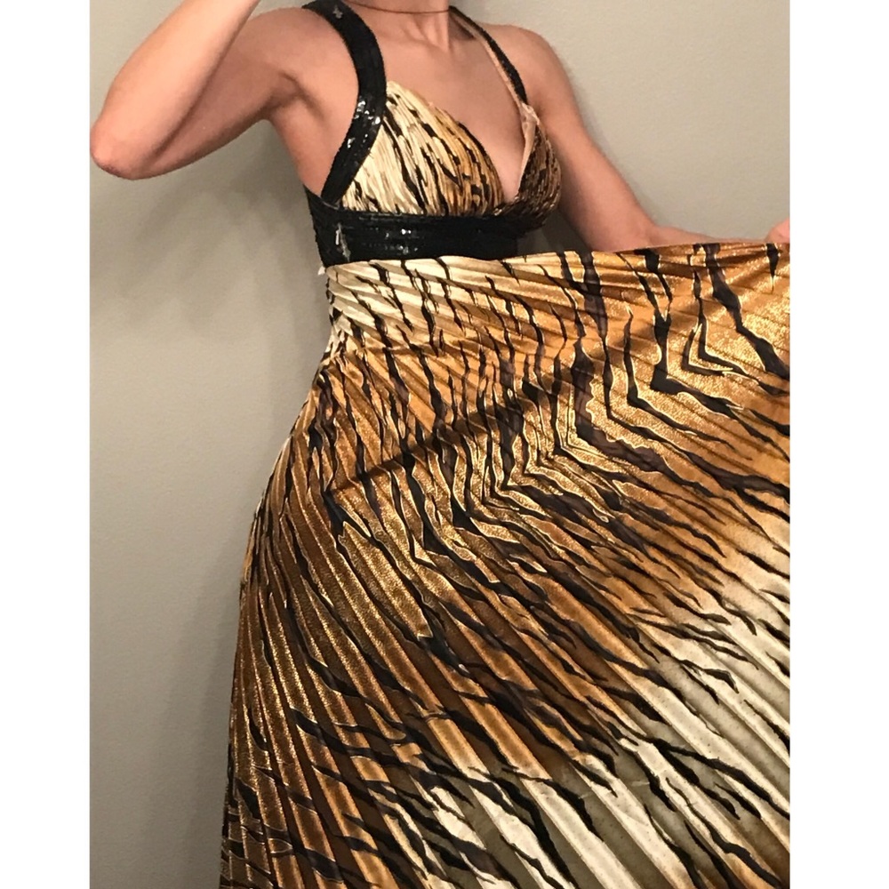 Tiger Night Cocktail Gown/Dress